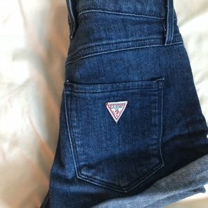 Guess High Rise Jean Shorts
